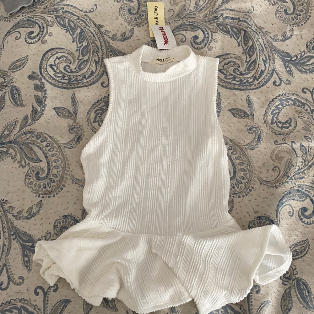 White dress top